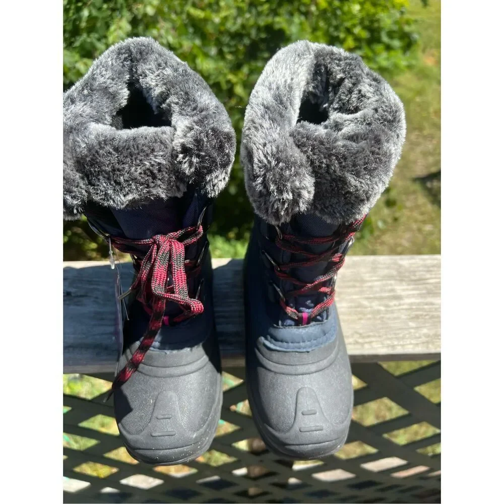 Totes Unisex Kids Jessica Snow Boots Sz 4 NWT